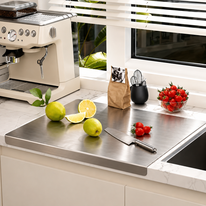Heavy-Duty Hygiene Steel Cutting Board